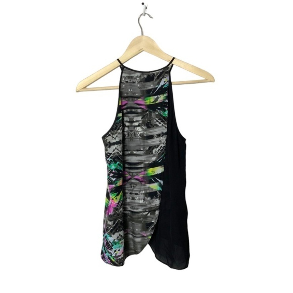 Parker silk top high neck tank Nassau Combo high top medium Fairycore Y2k - Picture 5 of 7